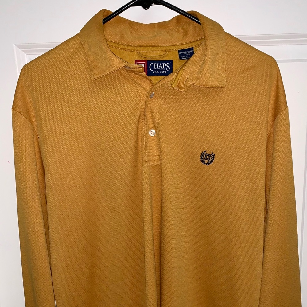 Long-sleeved Chaps shirt with 3 buttons